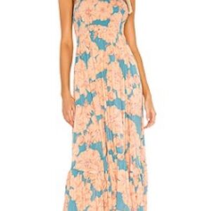 Free People Heatwave Printed Midi Summer Dress Sz Small